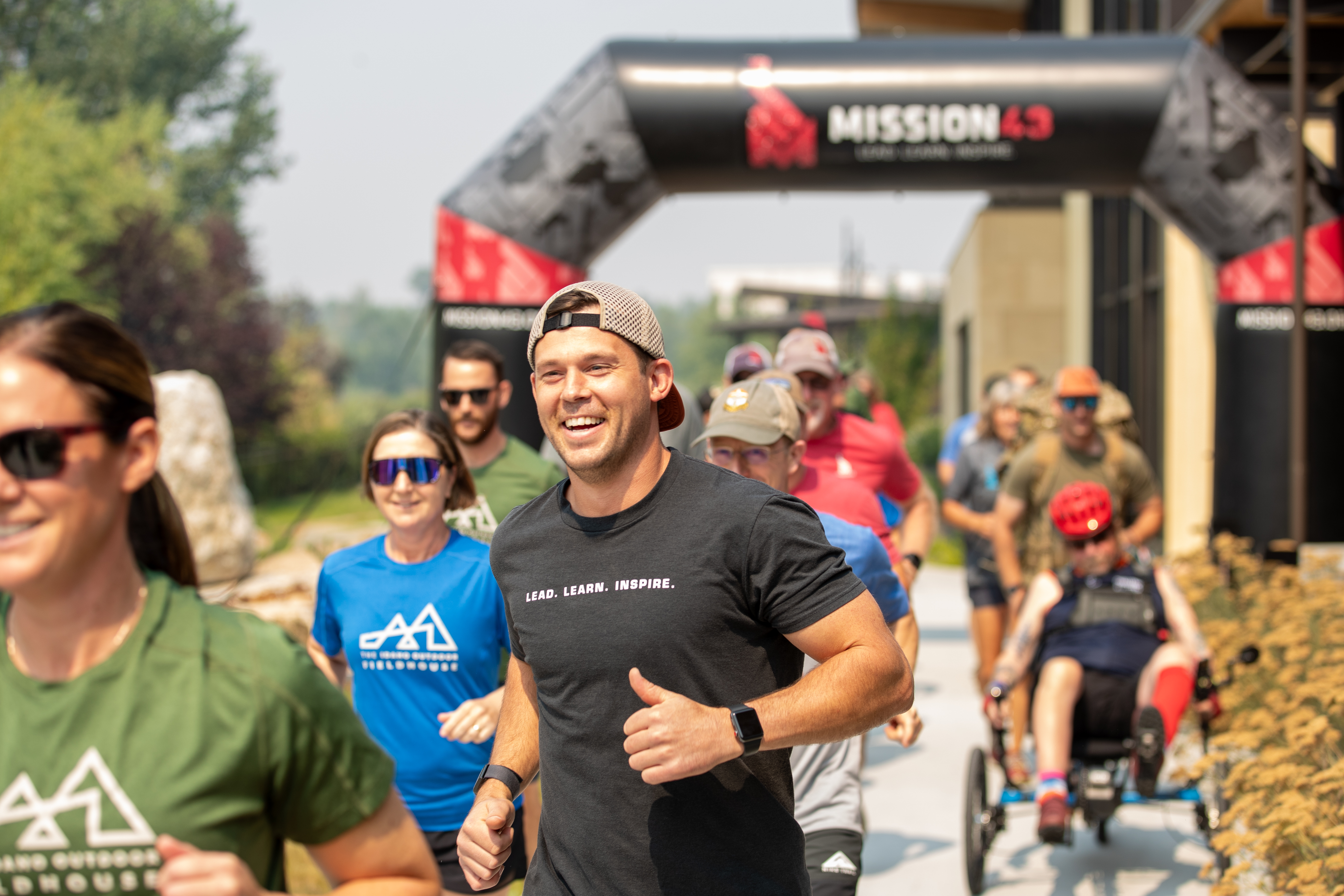 Group Running Marathon.