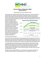 Economic Returns to Education in Idaho cover